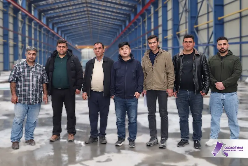 نمای بیرونی پروژه صنعتی فولاد آرند